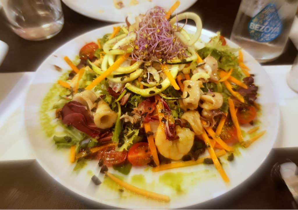 Restaurante La Notaría - Ensalada templada