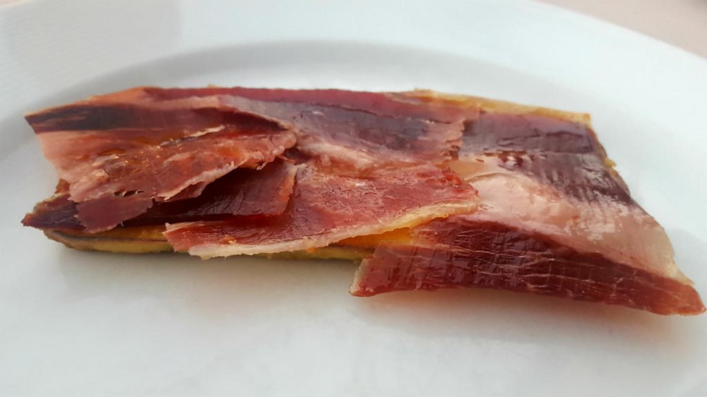 Restaurante Al Punto - Berenjena Andaluza con Jamón de Jabugo