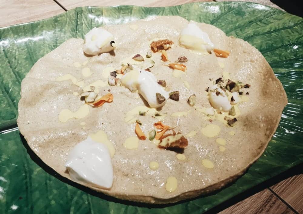 Restaurante Biosfera - Papadum