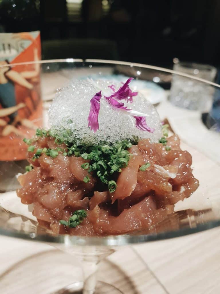 Restaurante Biosfera - Tartar de Atún