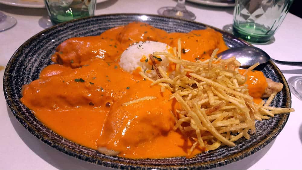 Restaurante Chiquito Riz - Pimientos rellenos de Txangurro