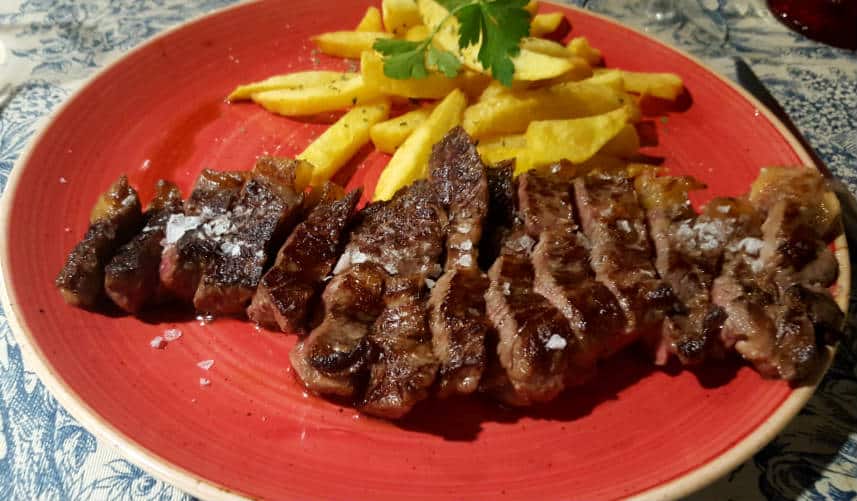 Restaurante Palacio de Anglona - Entrecot de Ternera Gallega