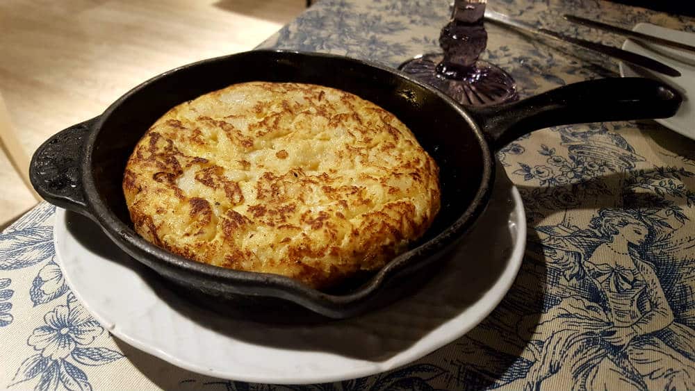 Restaurante Palacio de Anglona - Tortilla de Patata